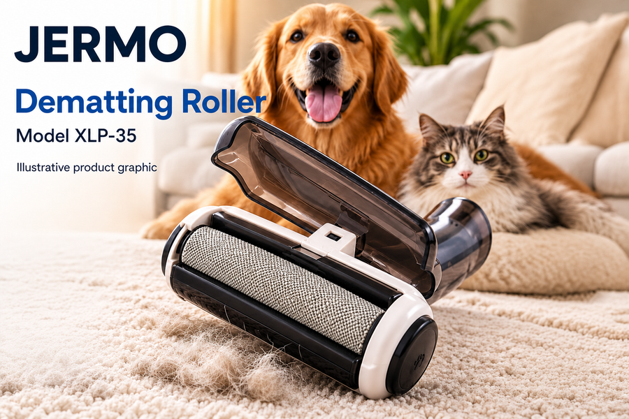 Illustrative JERMO Dematting Roller graphic for model XLP-35
